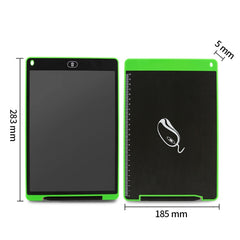 Portable 12 inch LCD Writing Tablet Drawing Graffiti Electronic Handwriting Pad Message Graphics Board Draft Paper with Writing Pen, 12 inch Green, 12 inch Blue, 12 inch Red, 12 inch White, 12 inch Black