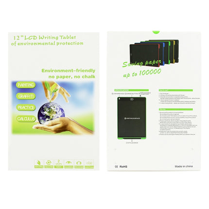 Portable 12 inch LCD Writing Tablet Drawing Graffiti Electronic Handwriting Pad Message Graphics Board Draft Paper with Writing Pen