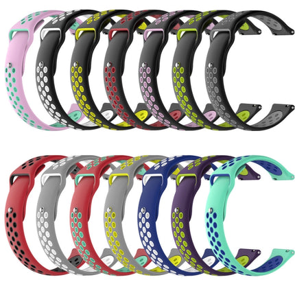 Zweifarbiges Uhrenarmband für Galaxy S3 Ticwatch Pro