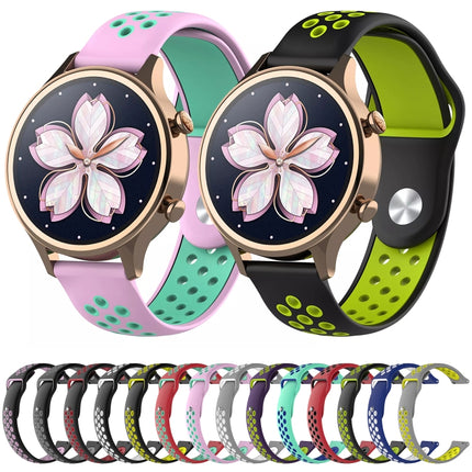 Zweifarbiges Uhrenarmband für Galaxy S3 Ticwatch Pro