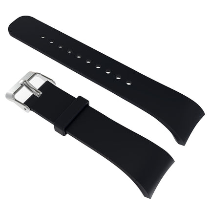 Solid Color Leather Watch Band for Galaxy Gear Fit2 R360