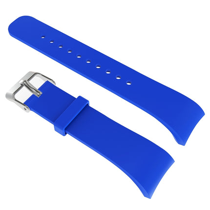 Solid Color Leather Watch Band for Galaxy Gear Fit2 R360