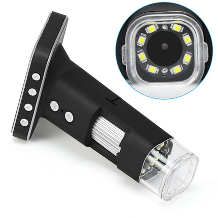 500X Zoom Magnifier 3MP Image Sensor USB Digital Microscope with 2.5 inch Screen & 8 LED & Professional Stand, Support TF Card, DMS-015M 500X