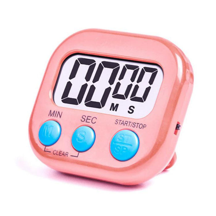 Digital Kitchen Timer Electronic Alarm Magnetic Backing with LCD Display for Cooking Baking Sports Games Office, HX103-2, 118