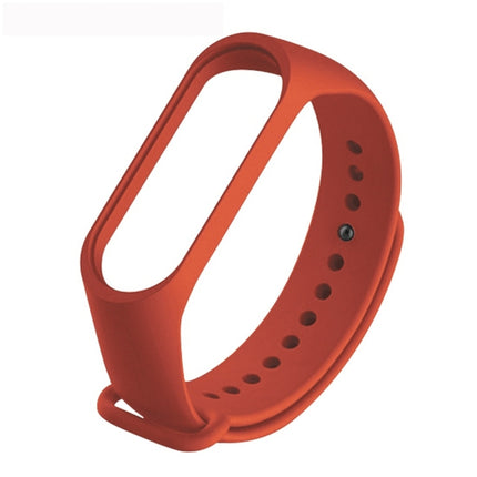 Pure Color Soft TPU  Watch Bands for Xiaomi Mi Band 4, Host Not Included, Wine Red, Black, Orange, Pink, Dark Blue