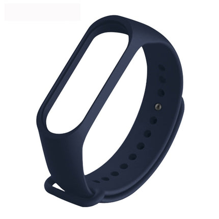 Pure Color Soft TPU  Watch Bands for Xiaomi Mi Band 4, Host Not Included, Wine Red, Black, Orange, Pink, Dark Blue