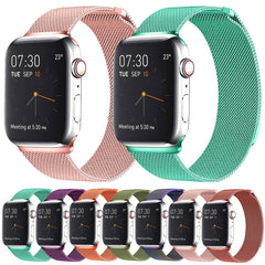 Milanese Loop Magnetic Stainless Steel Watch Band for Apple Watch Ultra 49mm&Watch Ultra 2 49mm / Series 10 46mm / 9&8&7 45mm / SE 3&SE 2&6&SE&5&4 44mm / 3&2&1 42mm