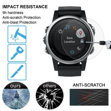 ENKAY Hat-Prince for Garmin Fenix 5S Smart Watch 0.2mm 9H Surface Hardness 2.15D Curved Edge Tempered Glass Film