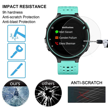 ENKAY Hat-Prince für Garmin Forerunner 235 Smart Watch, 0,2 mm, 9H Oberflächenhärte, 2,15D, gebogene Kante, gehärtete Glasfolie