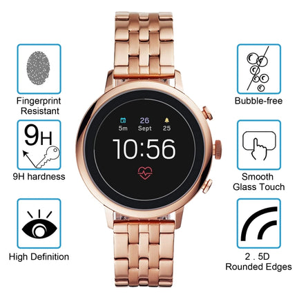 For Fossil Q Venture HR Gen4 0.26mm 2.5D 9H Tempered Glass Film Screen Protector, For Fossil Q Venture HR Gen4