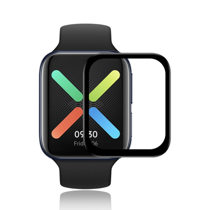 Für OPPO Watch 41 mm gebogener Displayschutz aus 3D-Verbundmaterial mit weicher Folie, für OPPO Watch