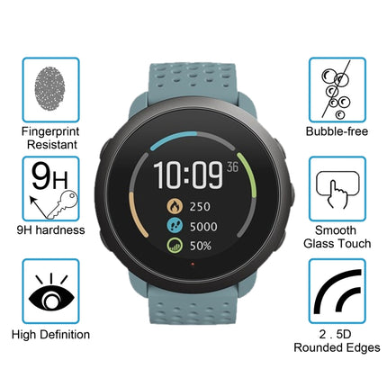 For Suunto 3 Fitness 0.26mm 2.5D 9H Tempered Glass Film Screen Protector, For Suunto 3 Fitness