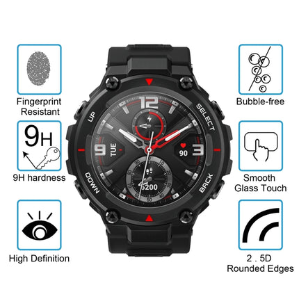 For Huami Amazfit T-Rex 0.26mm 2.5D 9H Tempered Glass Film Screen Protector, For Huami Amazfit T-Rex