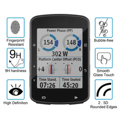 For Garmin Edge 520 Plus 0.26mm 2.5D 9H Tempered Glass Film Screen Protector, For Garmin Edge 520 Plus