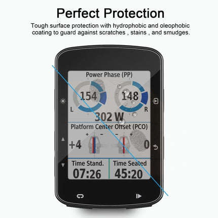 For Garmin Edge 520 Plus 0.26mm 2.5D 9H Tempered Glass Film Screen Protector