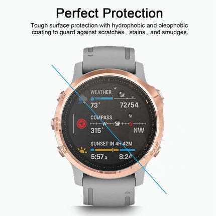 For Garmin Fenix 6S 0.26mm 2.5D 9H Tempered Glass Film Screen Protector, For Garmin Fenix 6S