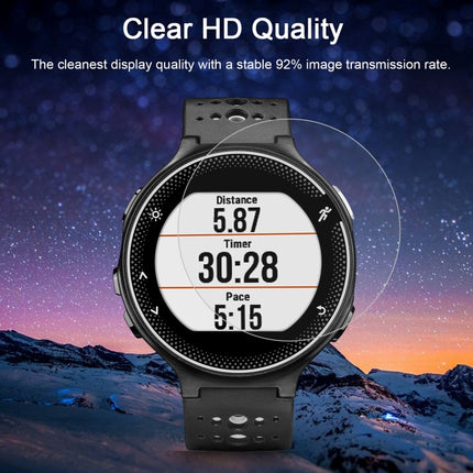 For Garmin Forerunner 235 0.26mm 2.5D 9H Tempered Glass Film Screen Protector, For Garmin Forerunner 235