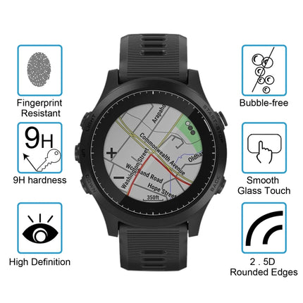 For Garmin Forerunner 945 0.26mm 2.5D 9H Tempered Glass Film Screen Protector, For Garmin Forerunner 945