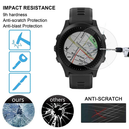 For Garmin Forerunner 945 0.26mm 2.5D 9H Tempered Glass Film Screen Protector, For Garmin Forerunner 945