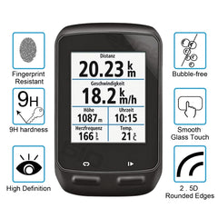 For Garmin Edge 510 0.26mm 2.5D 9H Tempered Glass Film Screen Protector