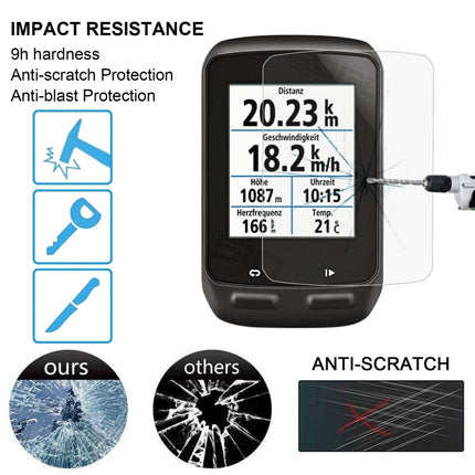 For Garmin Edge 510 0.26mm 2.5D 9H Tempered Glass Film Screen Protector