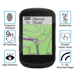 For Garmin Edge 530 0.26mm 2.5D 9H Tempered Glass Film Screen Protector, For Garmin Edge 530