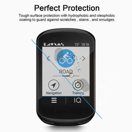 For Garmin Edge 830 0.26mm 2.5D 9H Tempered Glass Film Screen Protector, For Garmin Edge 830