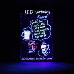 40x60cm Electronic Handwriting Fluorescent Board Glowing Advertising Blackboard, 40x60cm