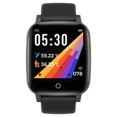 T1 Body Temperature Measurement Smart Sports Watch, 1.3 inch Screen, IP67 Waterproof, Support Automatic Temperature and Heart Rate Monitoring / Sleep Monitoring / Sedentary Reminder