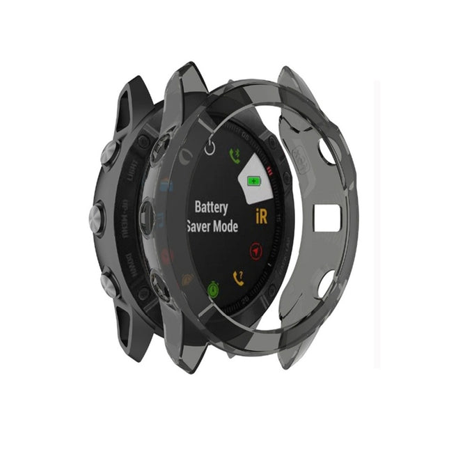 For Garmin Fenix 6X TPU Half Coverage Smart Watch Protevtice Case, For Garmin Fenix 6X