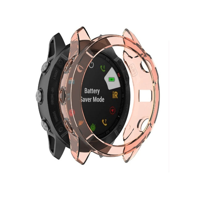 For Garmin Fenix 6X TPU Half Coverage Smart Watch Protevtice Case, For Garmin Fenix 6X