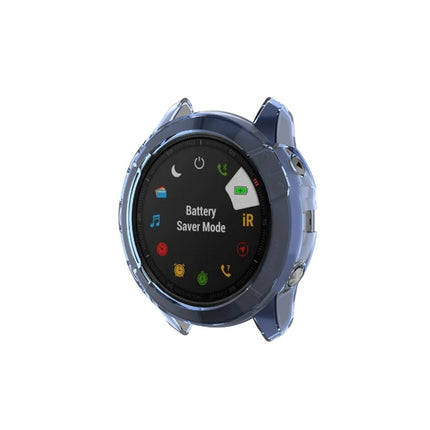 For Garmin Fenix 6X TPU Half Coverage Smart Watch Protevtice Case