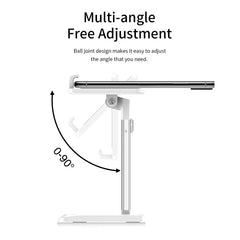 ROCK RPH0944 Adjustable Lifting 90 Degree Rotation ABS Stand Desktop Phone Tablet Holder, Liftable Version