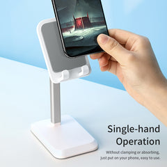 ROCK RPH0944 Adjustable Lifting 90 Degree Rotation ABS Stand Desktop Phone Tablet Holder, Liftable Version