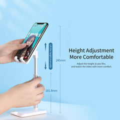 ROCK RPH0944 Adjustable Lifting 90 Degree Rotation ABS Stand Desktop Phone Tablet Holder, Liftable Version