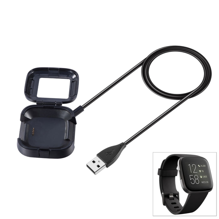 Für Fitbit Versa 2 Smart Watch USB-Ladekabel, Länge: 90 cm