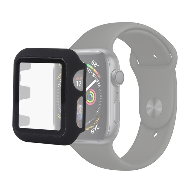 PC + Glass Protective Case For Apple Watch Series 6 / 5 / 4 / Watch SE 40mm