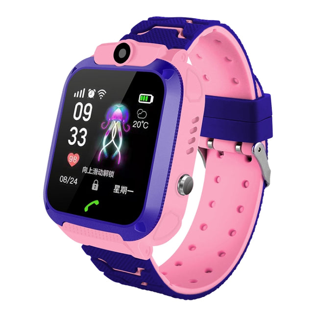 Reloj inteligente Q120 con pantalla a color de 1,44 pulgadas para niños, resistente al agua IP67, compatible con posicionamiento LBS, marcación bidireccional, primeros auxilios con una tecla, monitoreo de voz y aplicación Setracker