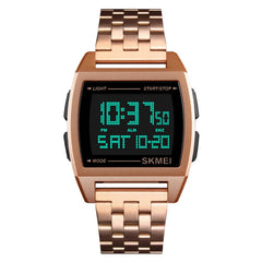 SKMEI 1368 Multifunctional Men Outdoor Sports Noctilucent Waterproof Digital Watch