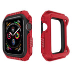 For Apple Watch Series 3 / 2 / 1 38mm (Red Black) / Red Black