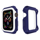For Apple Watch Series 3 / 2 / 1 38mm (White Blue) / White Blue