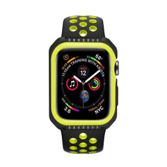 Smart Watch Shockproof Two Color Protective Case for Apple Watch Series 3 42mm, 42mm (Black Yellow), 42mm (Pink Blue), 42mm (Red Black), 42mm (White Blue), 42mm (Black Grey), 42mm (Black Red)