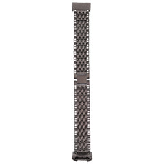 For Fitbit Charge 3 Diamond-studded Stainless Steel  Watch Band