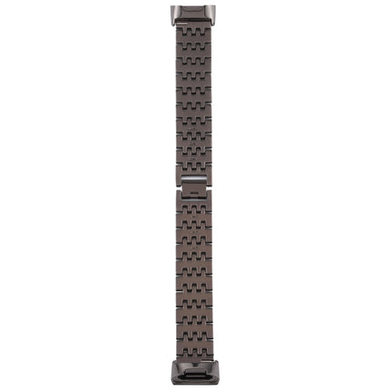 For Fitbit Charge 3 Diamond-studded Stainless Steel  Watch Band