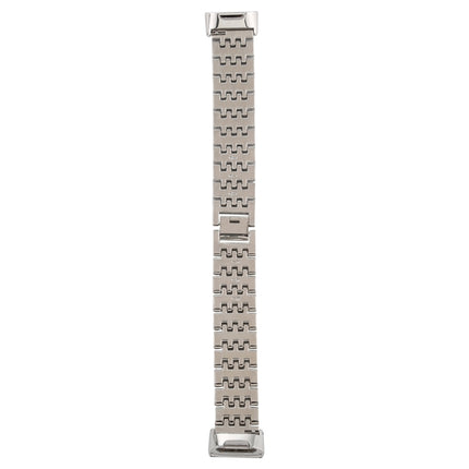 For Fitbit Charge 3 Diamond-studded Stainless Steel  Watch Band