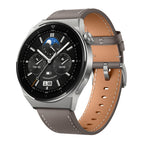 46mm Genuine Leather Wristband / Grey