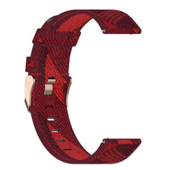 20mm Stripe Weave Nylon Wrist Strap Watch Band for Huawei GT 2 42mm / Honor Magic Watch 2 42mm