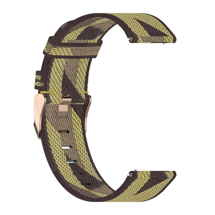 22mm Uhrenarmband aus gestreiftem Nylon für Huawei GT / GT2 46mm, Honor Magic Watch 2 46mm / Magic