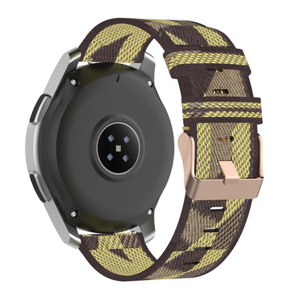 22mm Stripe Weave Nylon Wrist Strap Watch Band for Galaxy Watch 46mm / Gear S3
