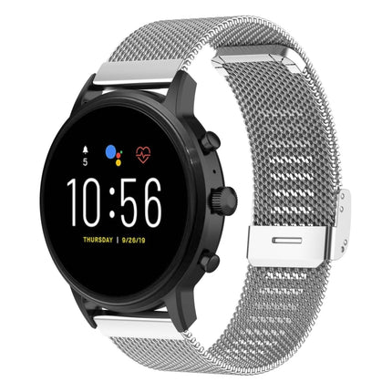 22 mm Uhrenarmband aus Metallgeflecht für Fossil Gen 5 Carlyle / Gen 5 Julianna / Gen 5 Garrett / Gen 5 Carlyle HR